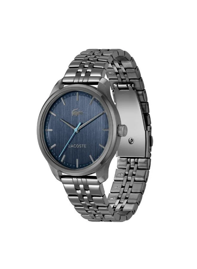 Lacoste  3-Hand Lisbon Collection Quartz Movement Watch For Men With Grey Stainless Steel Bracelet - 2011371 for Men | Best Price UAE